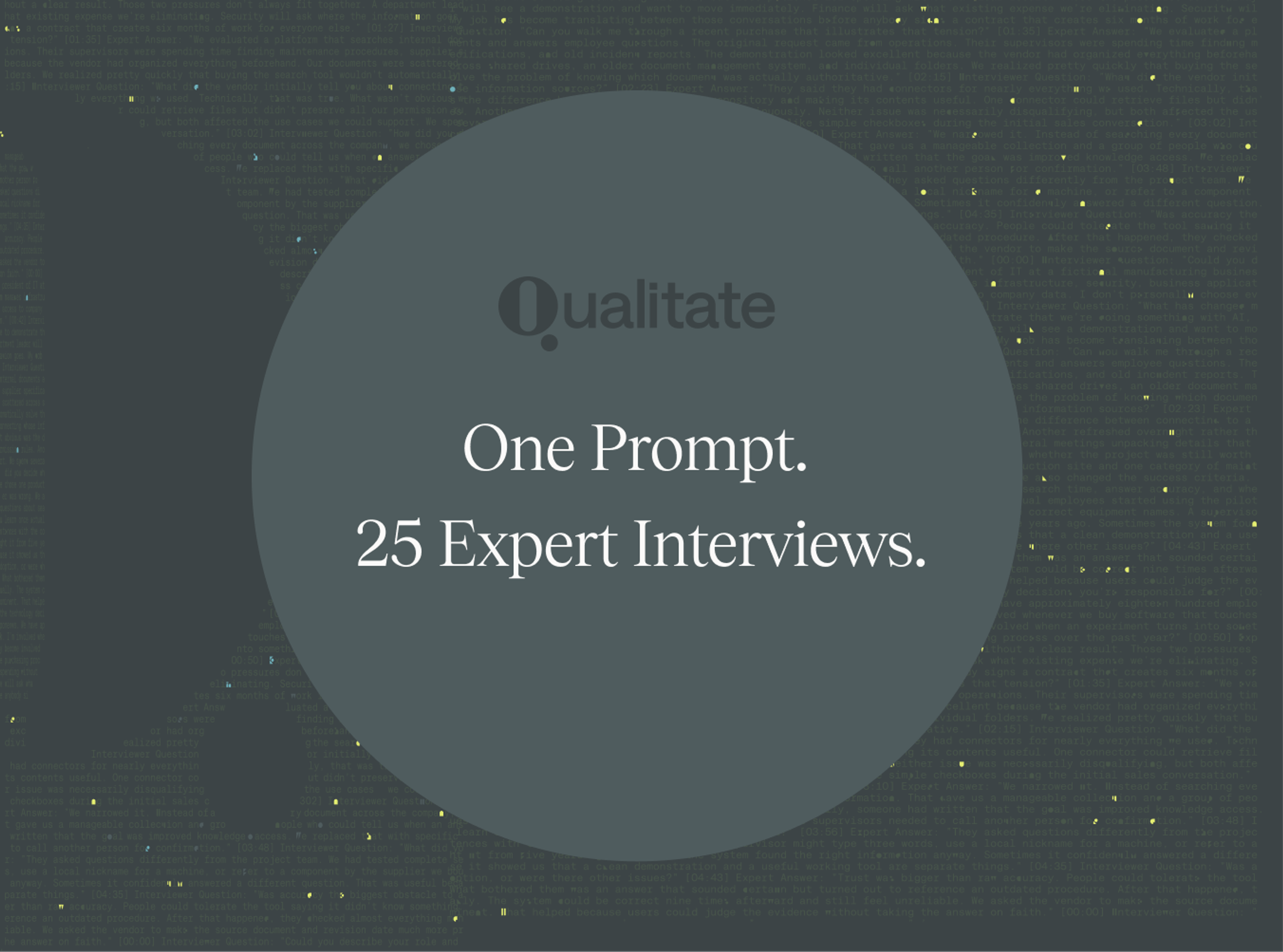 AI-Moderated Expert Interviews: From One Prompt to Completed Project