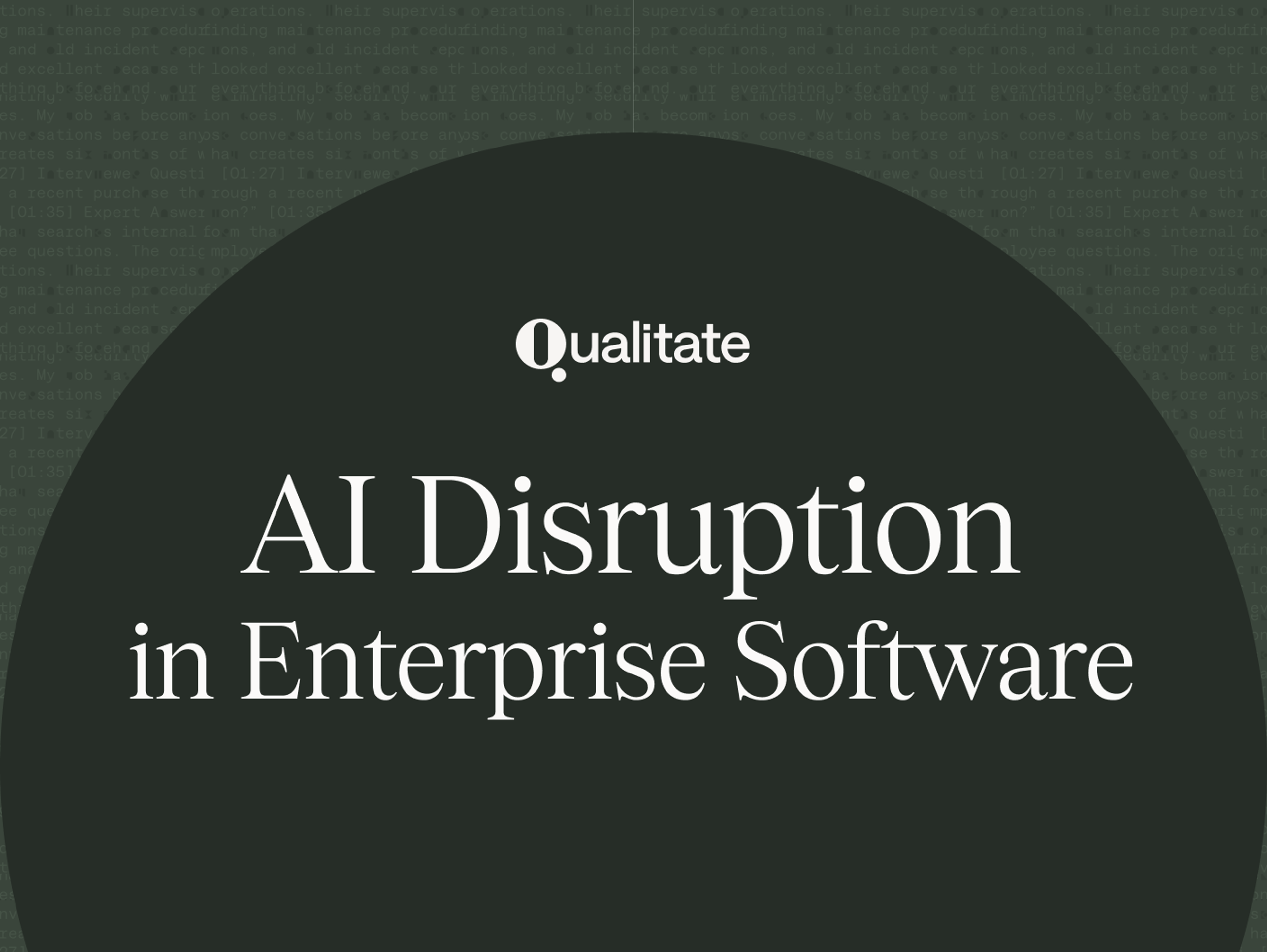 The AI Disruption Report