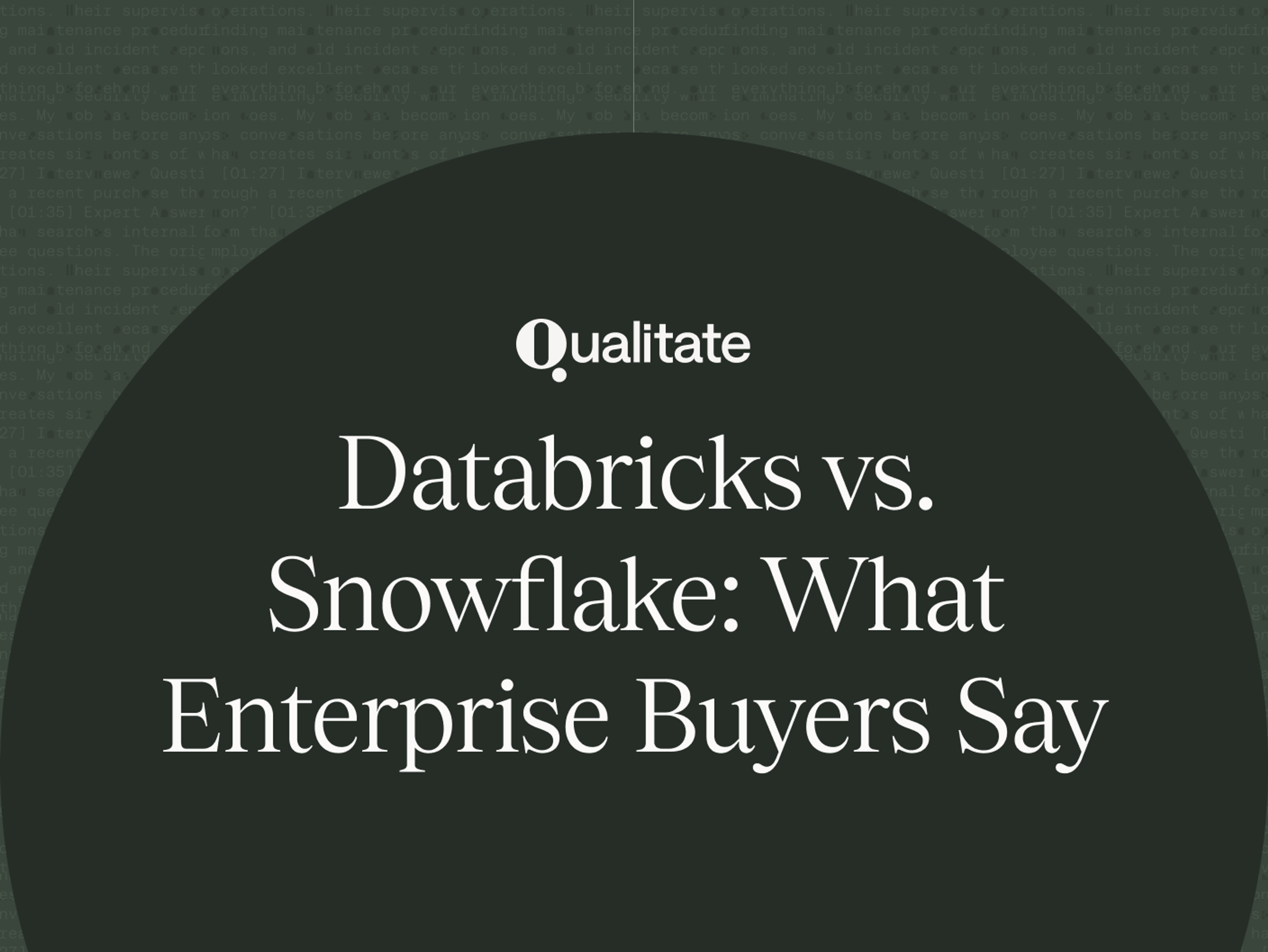 Is Databricks Really Winning Snowflake’s Workloads? What Buyer Signals Show
