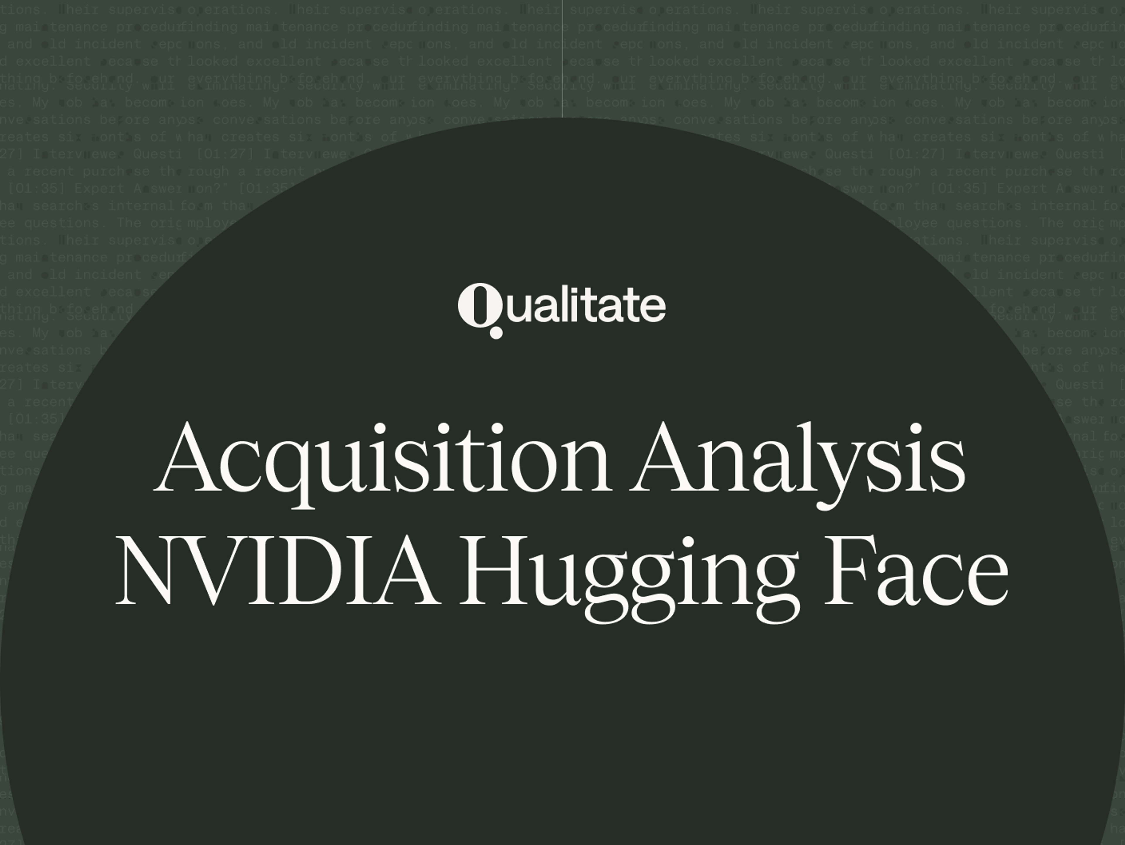 Why Would NVIDIA Acquire Hugging Face?