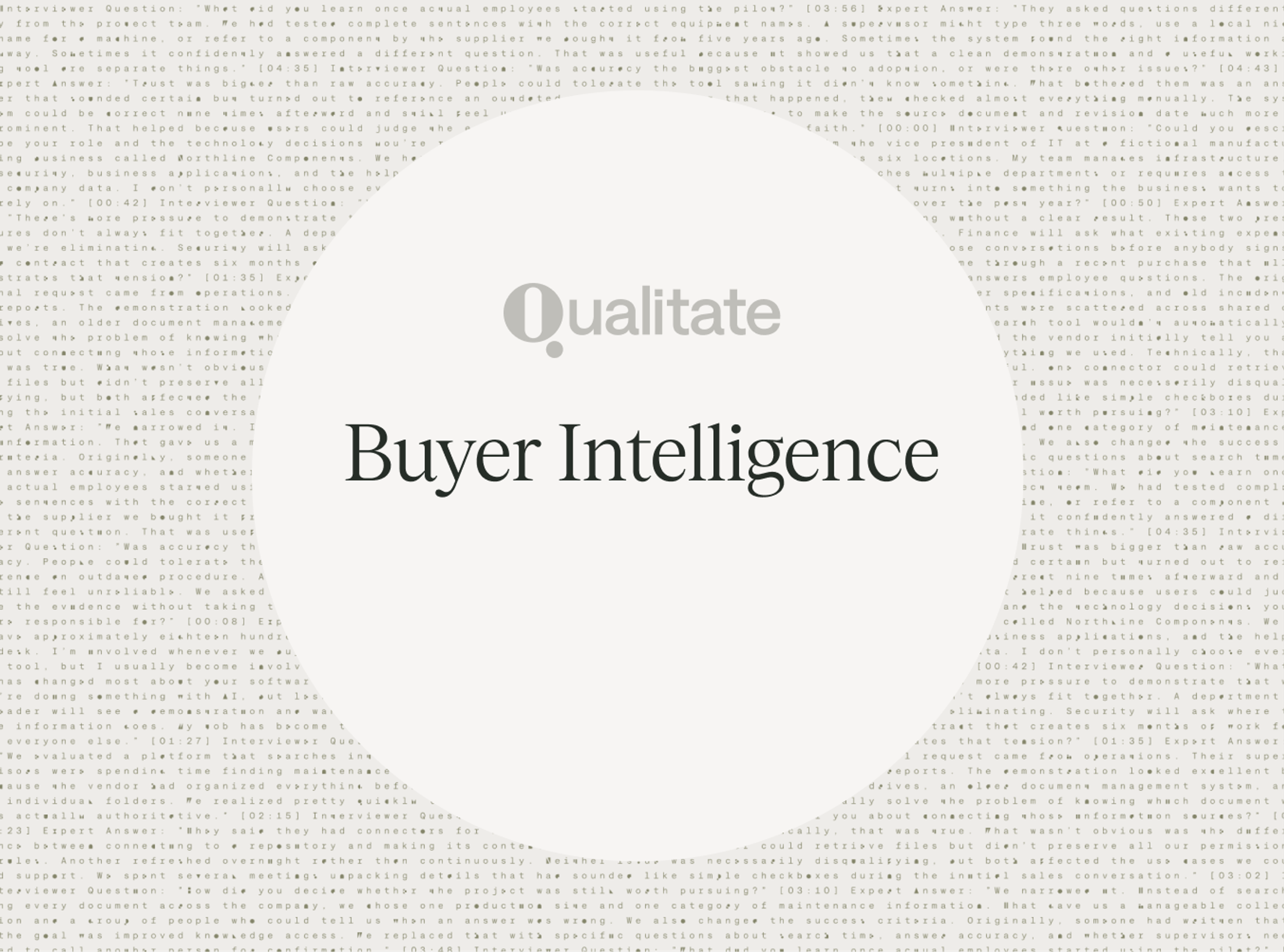 What Is Buyer Intelligence?