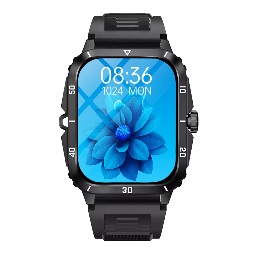 Smartwatch Reloj Kronos Insignia STF Pantalla 2" Resistencia al agua IP65 Negro - 7503051749759