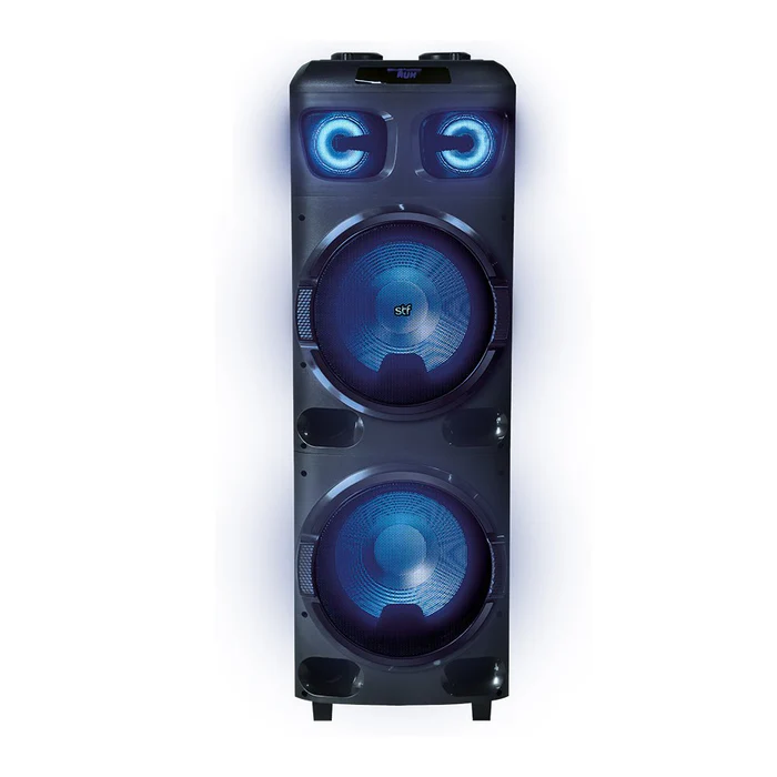 Power Block: Sistema de audio onebody 12" x 2 inalámbrico con luz led multicolor - 51156