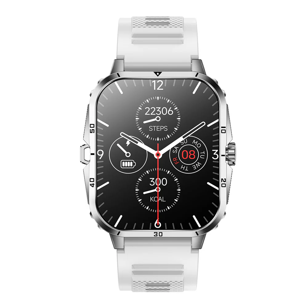 Smartwatch Reloj Kronos Insignia STF Pantalla 2" Resistencia al agua IP65 Blanco - 7503051749766