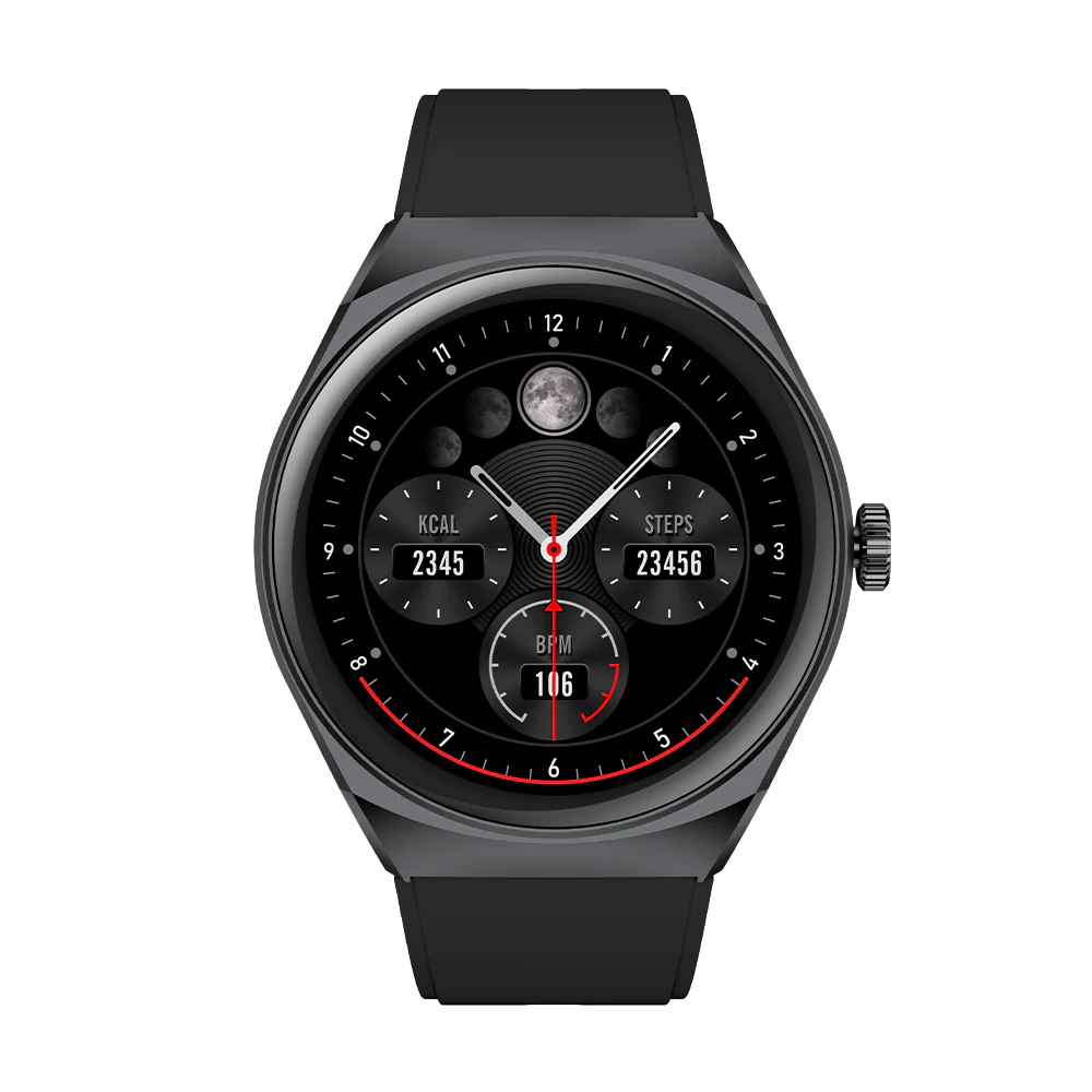 Smartwatch Reloj Kronos Trek STF Pantalla 1.38" Resistencia al agua IP67 Negro - 7503044878527