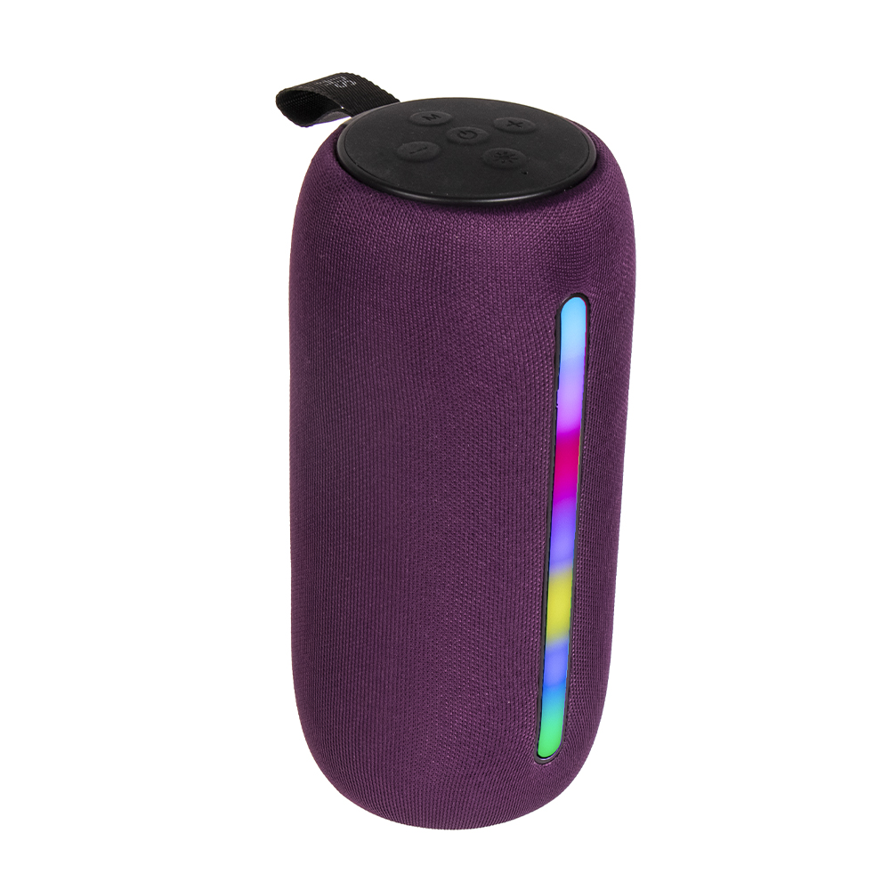 Runden Tower: Bocina Inalámbrica 2.5" con Luz LED RGB - Tinto