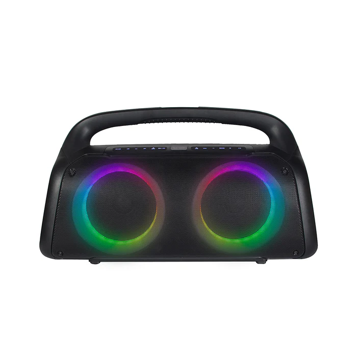Power Block: Bocina portátil 6.5" x 2 inalámbrica con luz RGB - 51154