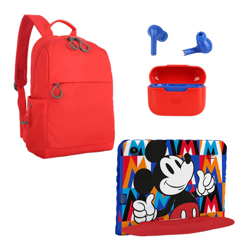 Kit Tablet Mickey 8" pulgadas + Crossbody +Audífonos TWS Multi - NB640