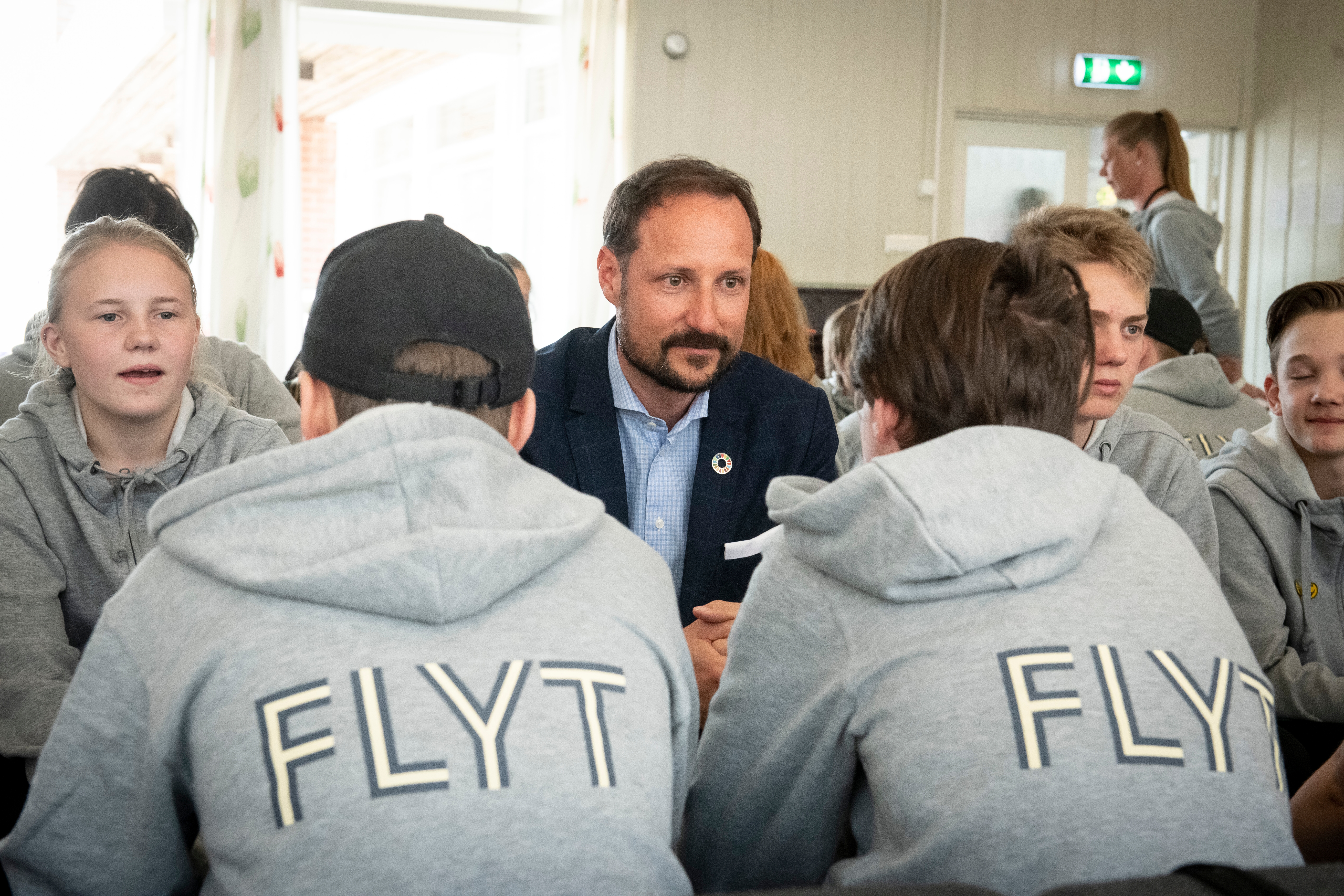 Kronprins Håkon på Flyt arrangement