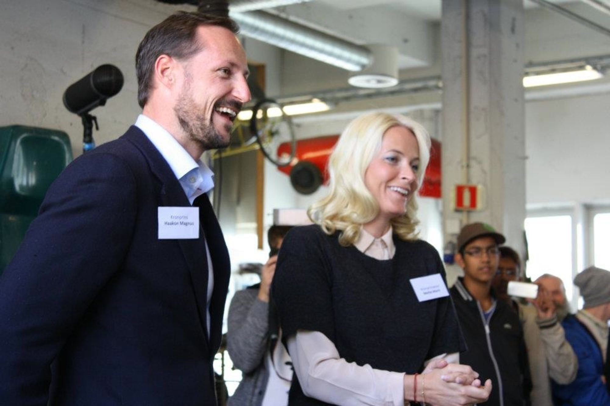 Kronprins Håkon og Mette Marit under Kjør for Livet