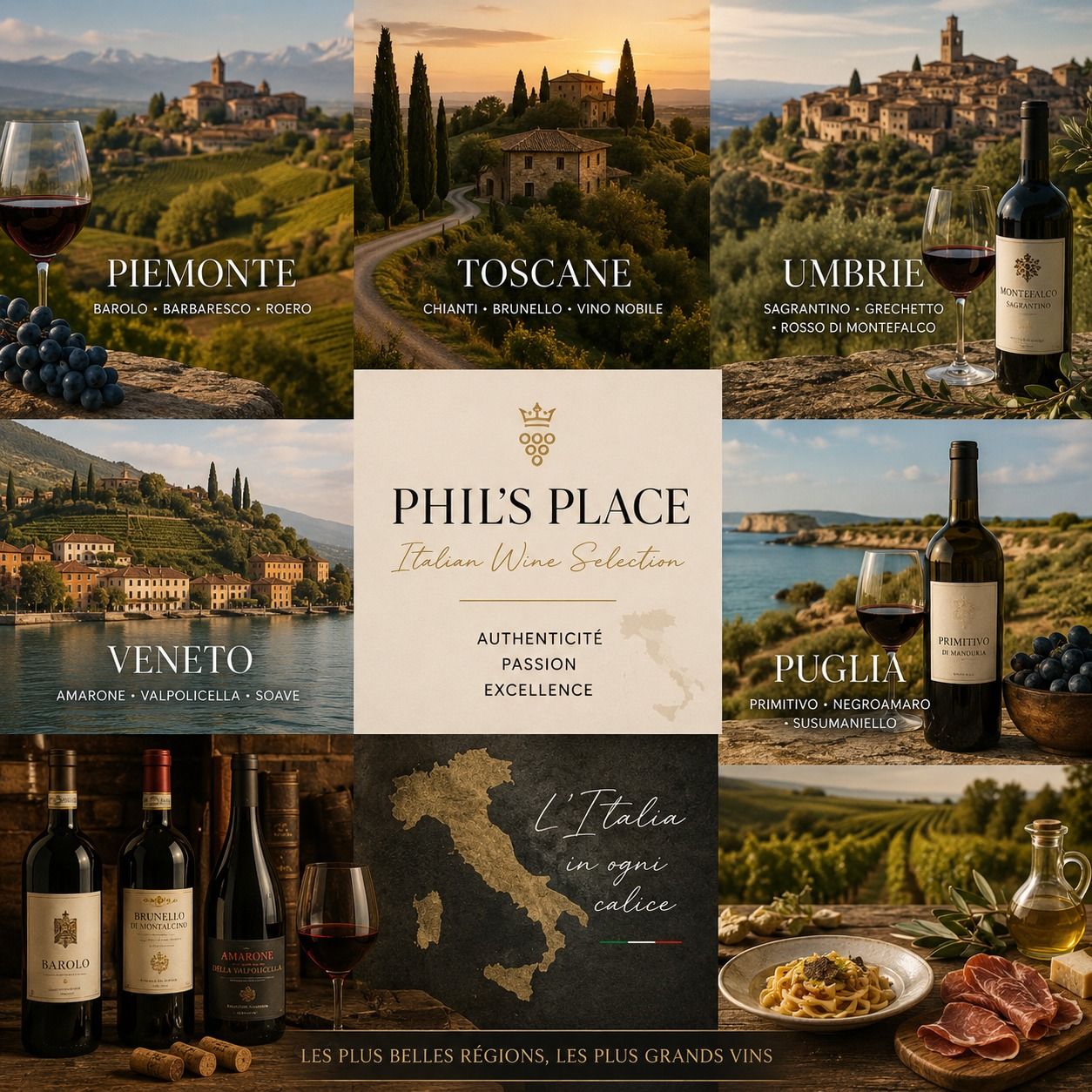 Italiaanse wijnen | Phil's Place