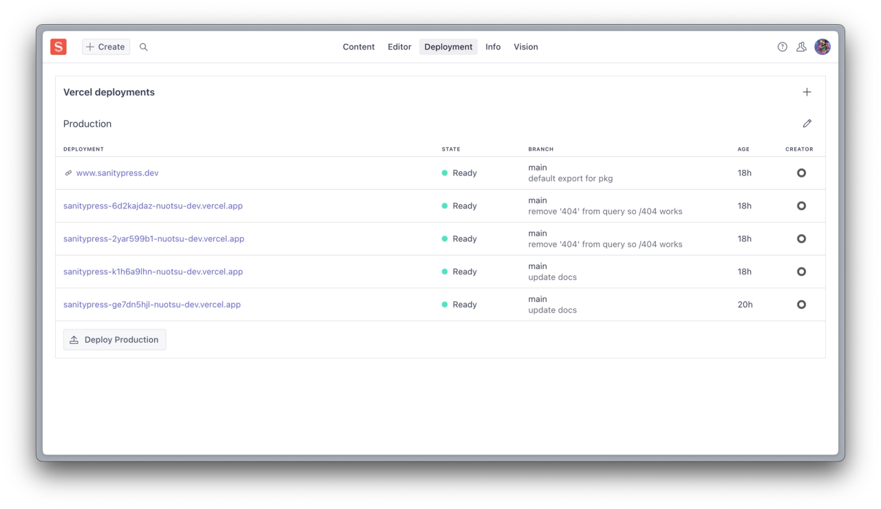 Studio Screenshots SanityPress studio-screenshots-sanitypress