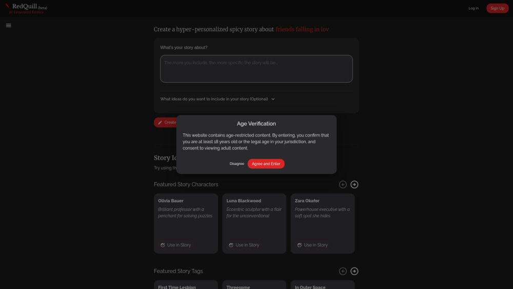 Screenshot of RedQuill Screenshot of RedQuill