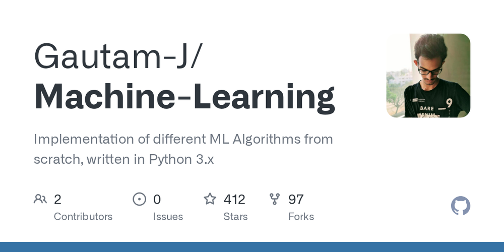 Screenshot of Machine Learning Implementation