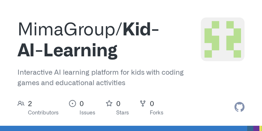 Screenshot of Kid AI Learning Platform