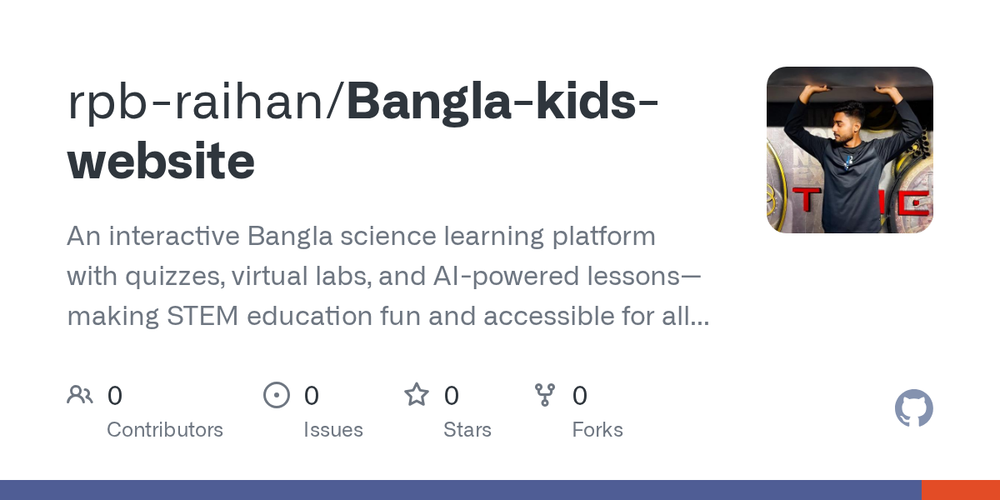 Screenshot of Bangla Kids Website