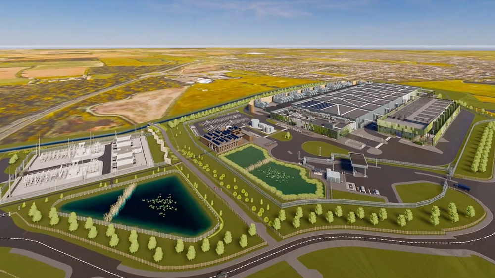 Screenshot of Waltham Cross Data Center Investment