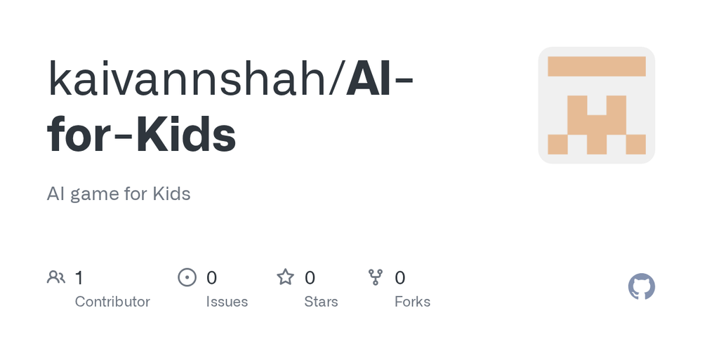 Screenshot of AI for Kids