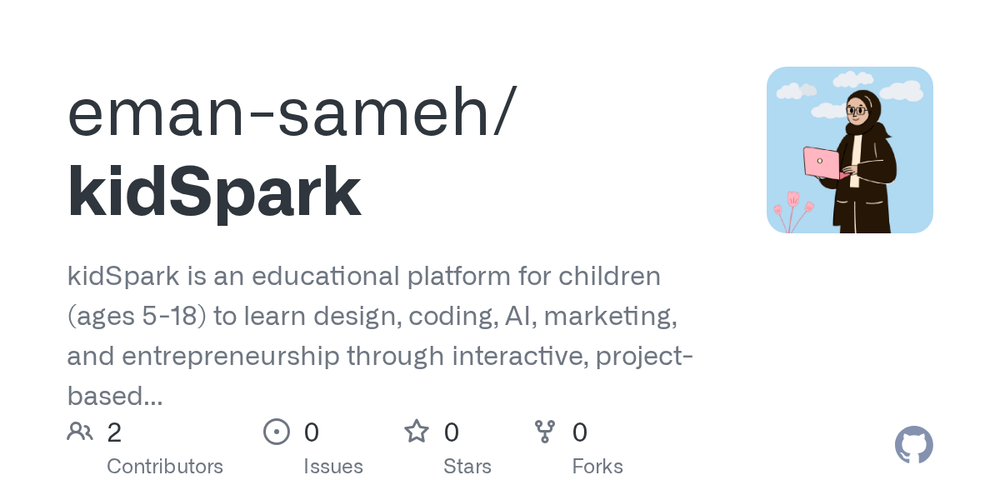 Screenshot of kidSpark