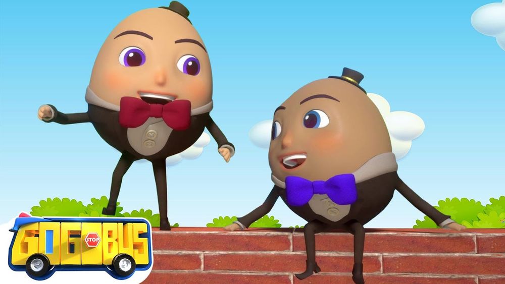 Screenshot of Humpty Dumpty Sat On A Wall - GoGoBus
