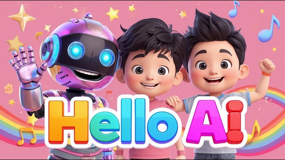Screenshot of Hello, Artificial Intelligence – Fun Kids Song About AI & Robots Screenshot of Hello, Artificial Intelligence – Fun Kids Song About AI & Robots