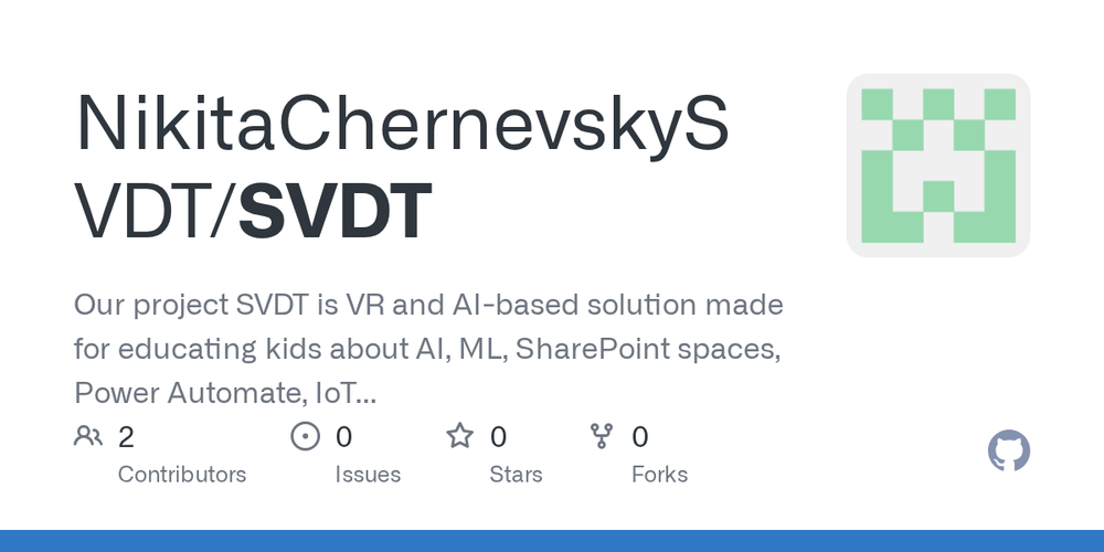 Screenshot of SVDT Project Screenshot of SVDT Project