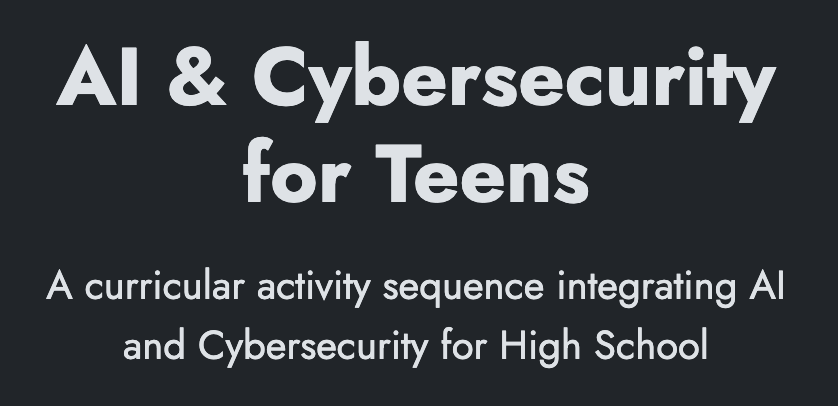Screenshot of AI & Cybersecurity for Teens (ACT)