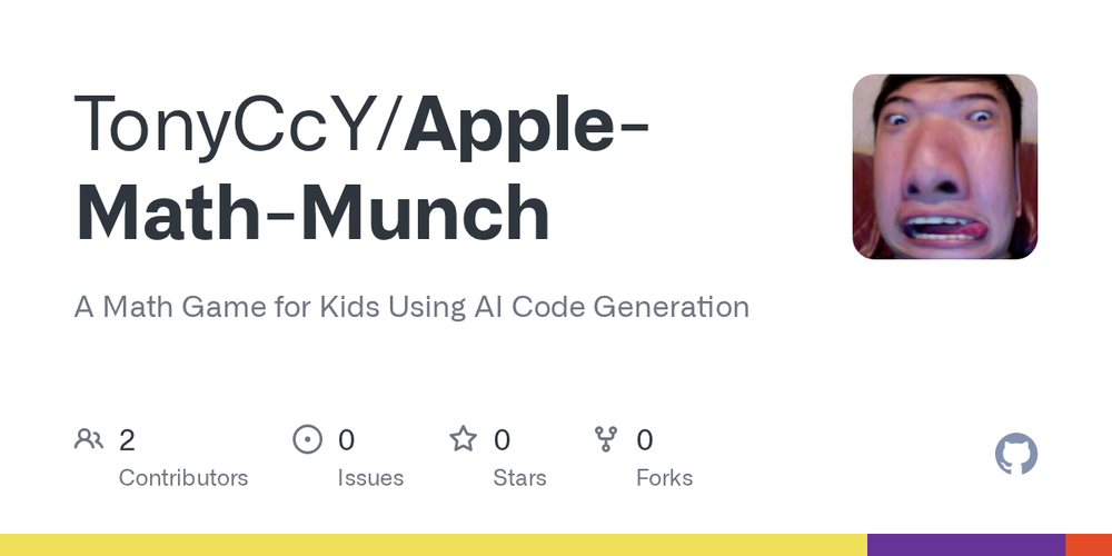 Screenshot of Apple Math Munch Screenshot of Apple Math Munch
