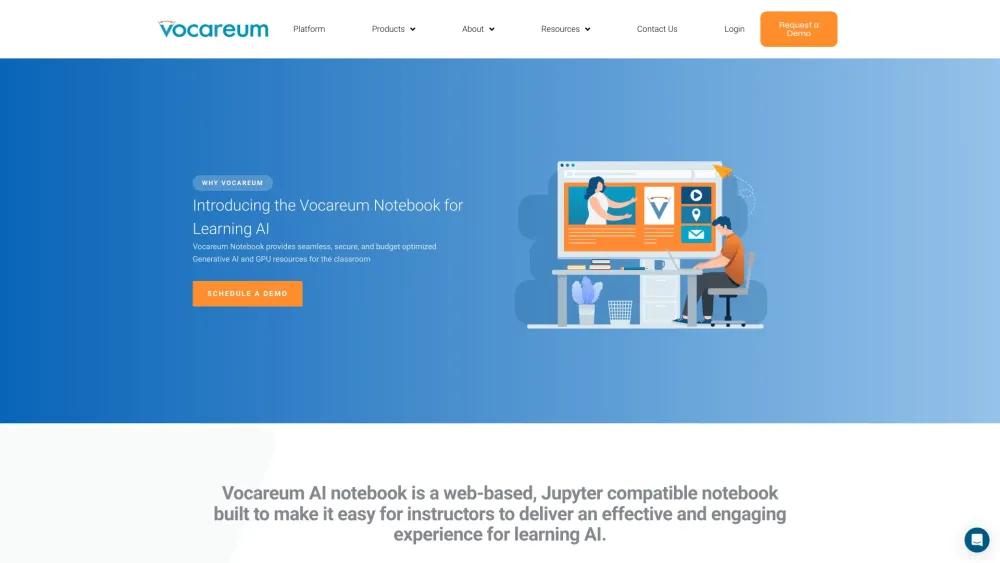 Screenshot of Vocareum Screenshot of Vocareum