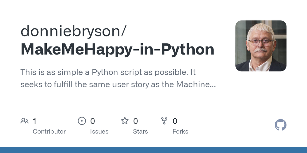 Screenshot of MakeMeHappy-in-Python