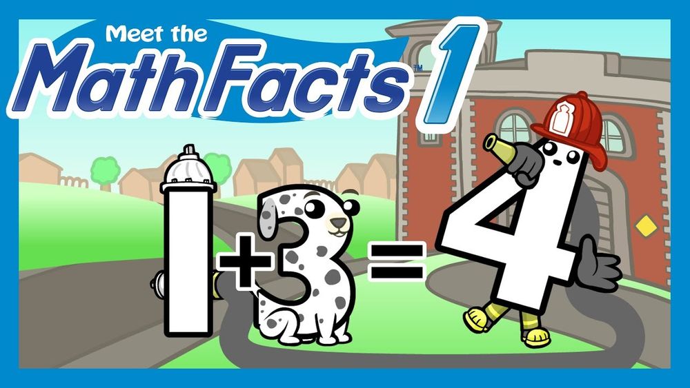 Screenshot of Meet the Math Facts - Addition & Subtraction Level 1