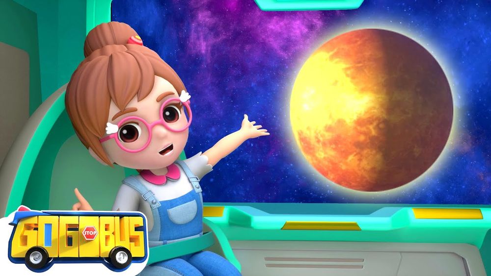 Screenshot of Planet Song - GoGoBus Nursery Rhymes