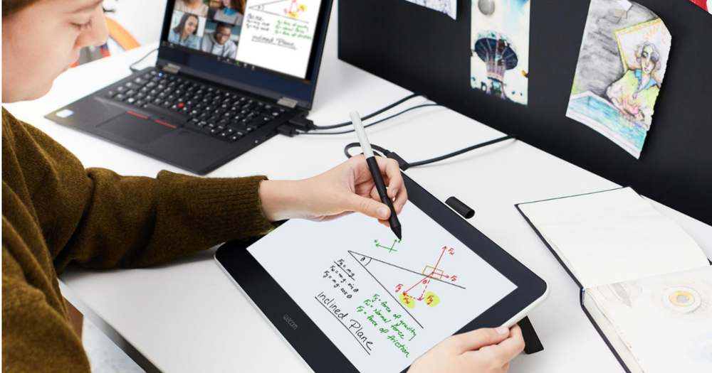 Screenshot of Digital Ink in the Virtual and Hybrid Classroom