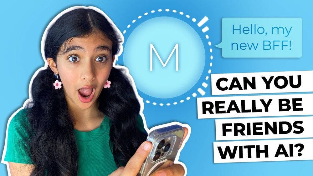 Screenshot of Can an AI chatbot really be your friend? Screenshot of Can an AI chatbot really be your friend?