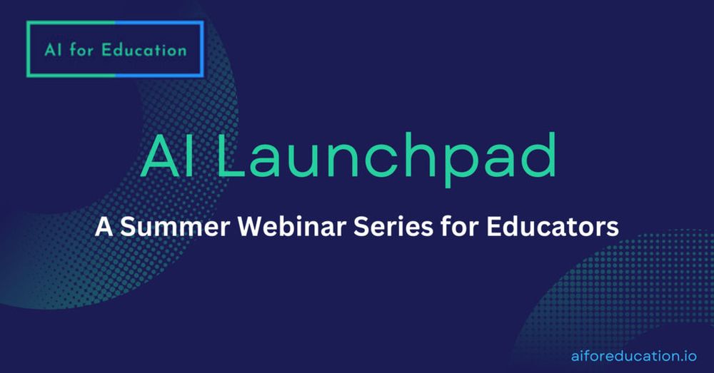 Screenshot of AI Webinars for Educators Screenshot of AI Webinars for Educators