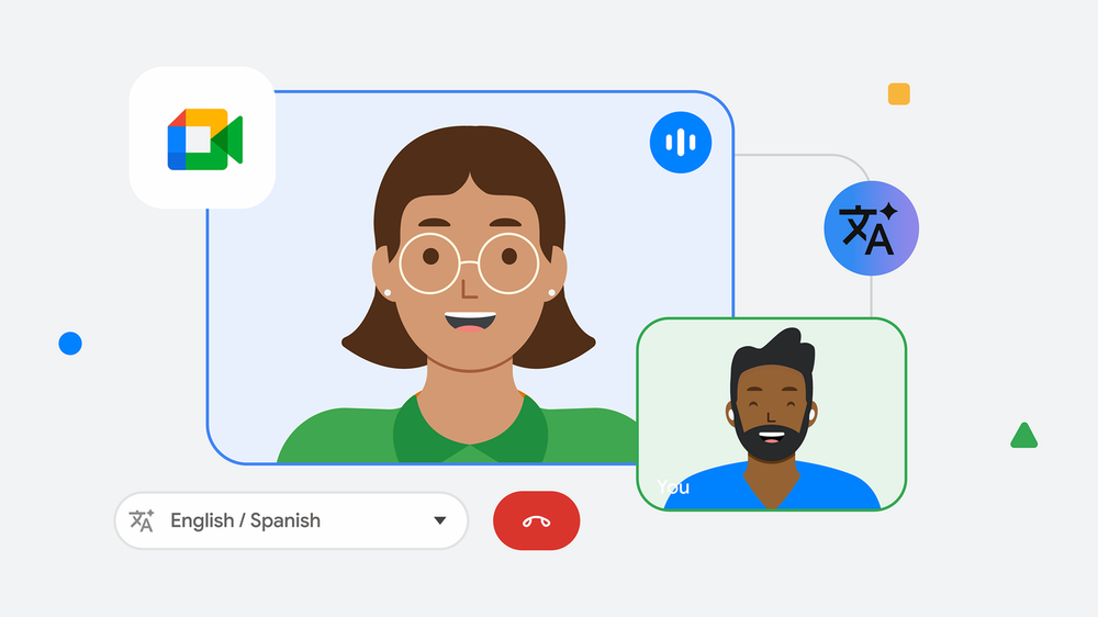 Screenshot of Real-Time Language Translation in Google Meet Screenshot of Real-Time Language Translation in Google Meet