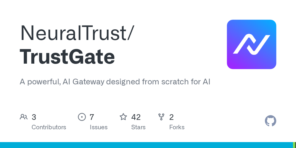 Screenshot of TrustGate by NeuralTrust