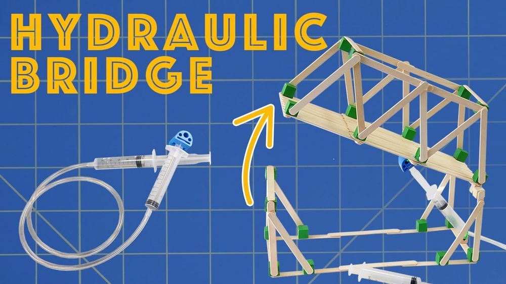 Screenshot of Young Engineers: Hydraulic Bridge