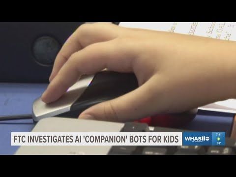 Screenshot of FTC Investigating AI Companion Bots for Kids