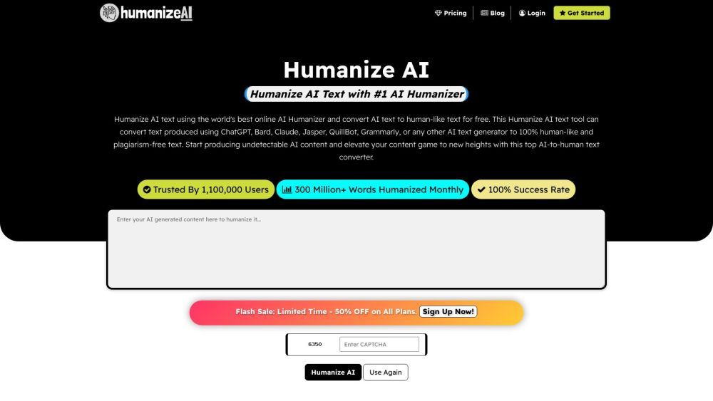 Screenshot of Humanize AI Screenshot of Humanize AI