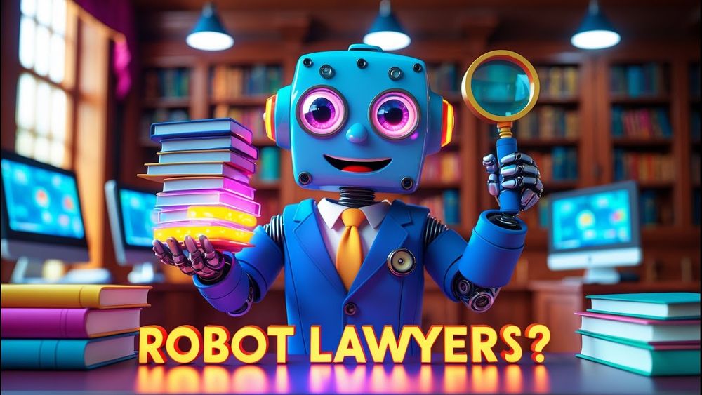 Screenshot of Robot Lawyers: AI in Legal Work