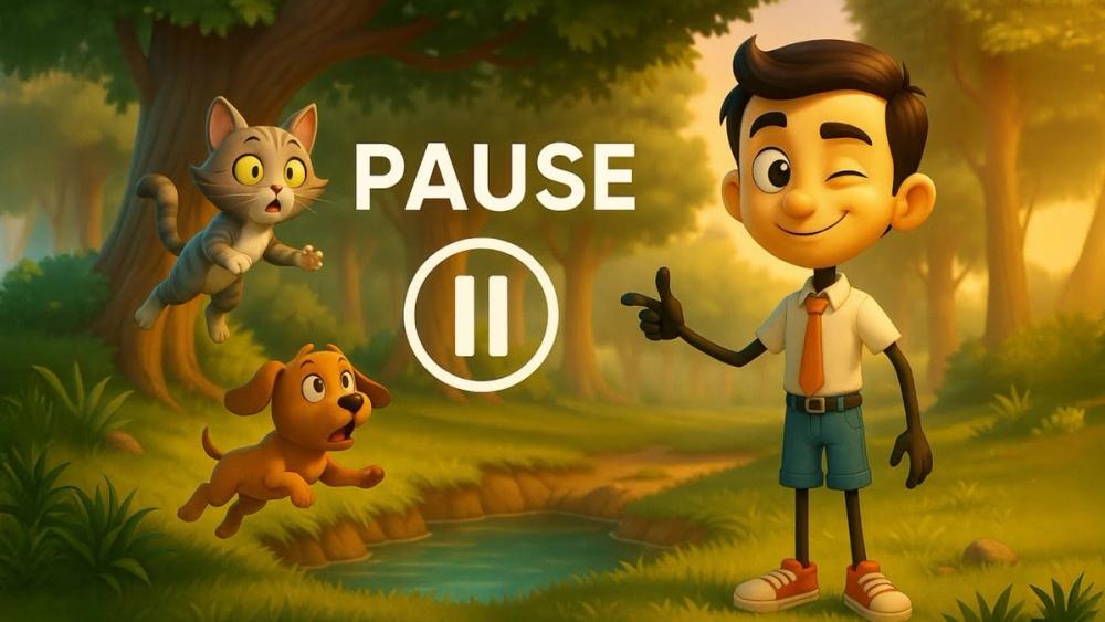 Screenshot of What if we could Pause Time by Blinking?