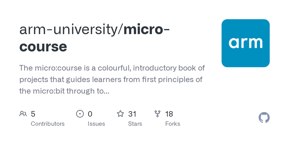 Screenshot of micro:course