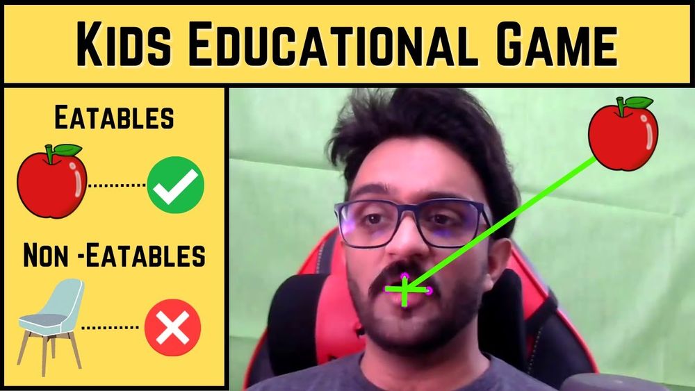 Screenshot of Educational Kids Game using Computer Vision Screenshot of Educational Kids Game using Computer Vision