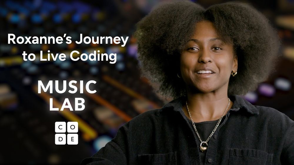 Screenshot of Roxanne’s Journey to Live Coding
