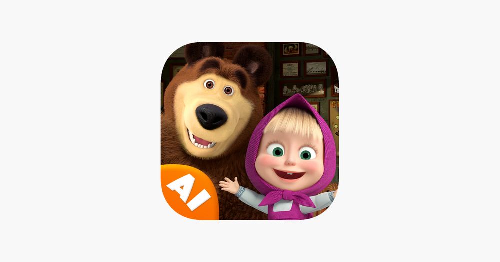 Screenshot of Masha and the Bear AI for Kids