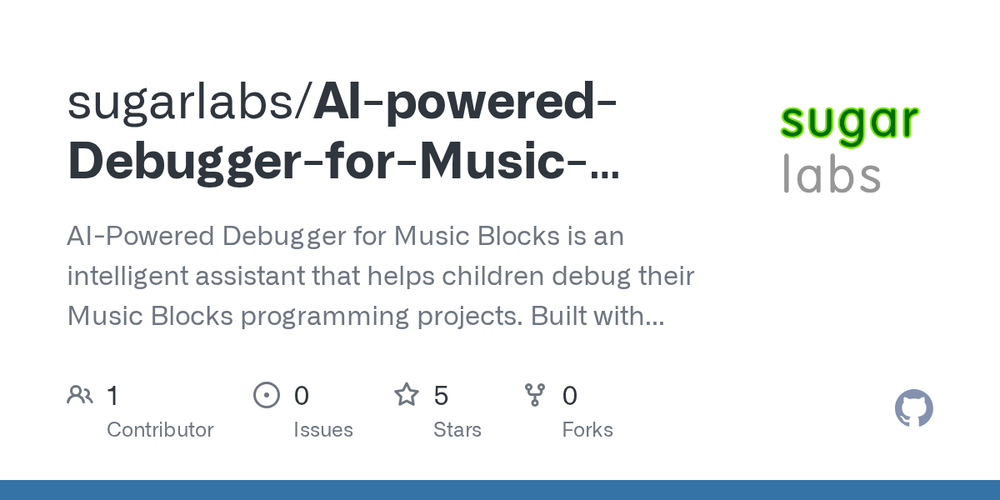 Screenshot of AI-Powered Debugger for Music Blocks