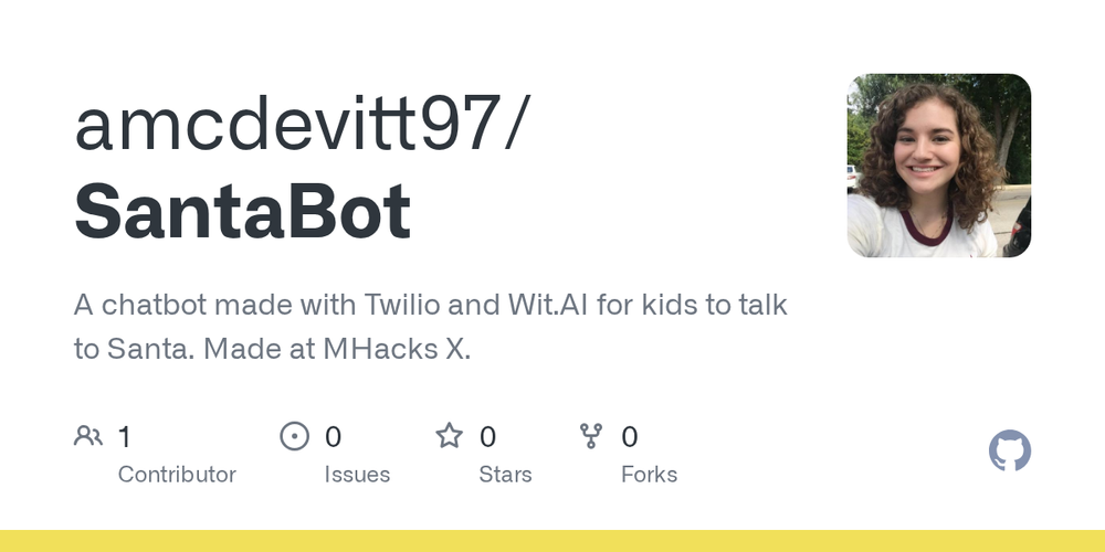 Screenshot of SantaBot