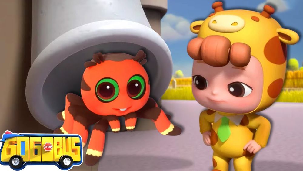 Screenshot of Incy Wincy Spider - GoGoBus Nursery Rhymes