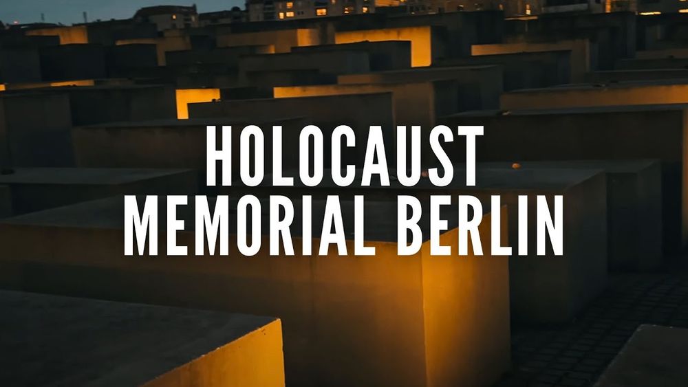 Screenshot of Holocaust Memorial Berlin Video